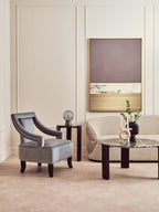 Grey Velvet Chair