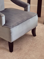 Grey Velvet Chair