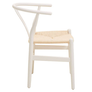 Wishbone Antique White Chair