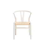 Wishbone Antique White Chair
