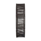 Large Black Rattan Wall Shelf