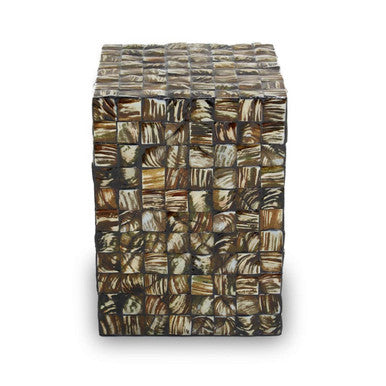 Square Mother of Pearl Side Table