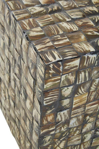 Square Mother of Pearl Side Table