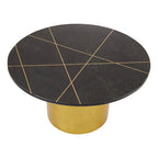 Black Marble Round Coffee Table