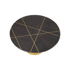 Black Marble Round Coffee Table