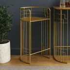 Gold Finish Bar Chair