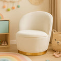 Cream Velvet Gold Base Chair
