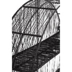 Black Wire Round Wall Shelf