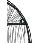 Black Wire Round Wall Shelf