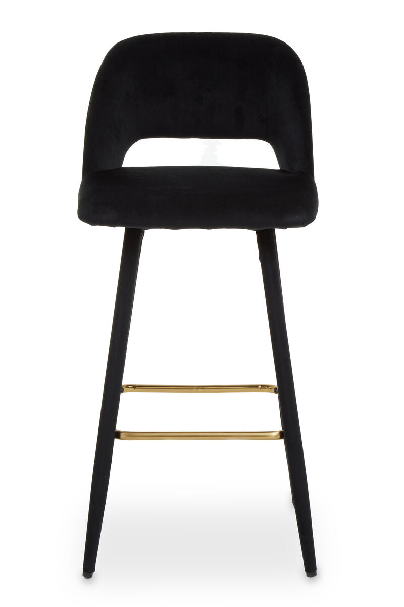 Bar Chair with Low Back and Cutout