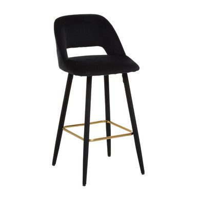 Bar Chair with Low Back and Cutout