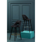 Bar Chair with Low Back and Cutout