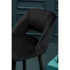 Bar Chair with Low Back and Cutout
