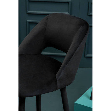 Bar Chair with Low Back and Cutout