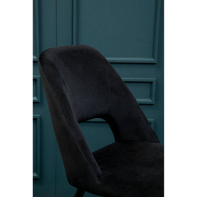 Dining Chair with Cutout Back