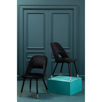Dining Chair with Cutout Back