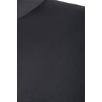 Grey Velvet Dining Chair with Tapered Back