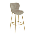 Mink Velvet Bar Chair