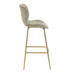 Mink Velvet Bar Chair