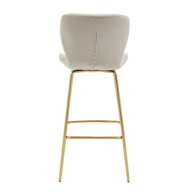 Mink Velvet Bar Chair
