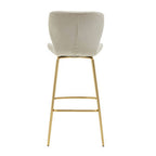 Mink Velvet Bar Chair