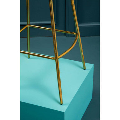 Mink Velvet Bar Chair