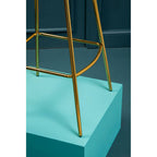 Mink Velvet Bar Chair