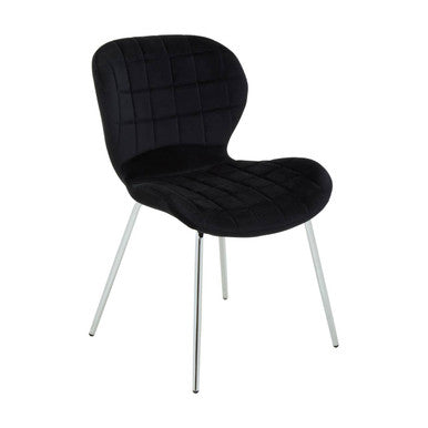 Dining Chair with Silver Legs