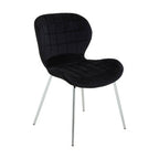 Dining Chair with Silver Legs
