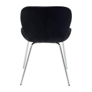 Dining Chair with Silver Legs