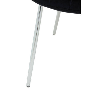 Dining Chair with Silver Legs