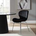 Dining Chair with Silver Legs