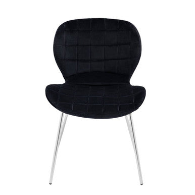 Dining Chair with Silver Legs