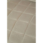 Quilted Mink Velvet Dining Chair
