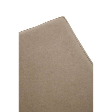 Mink Velvet Square Stool