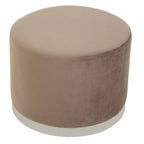 Mink Velvet Round Stool
