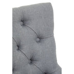 Grey Fabric Office Chair 90-99cm with Chrome Swivel Base