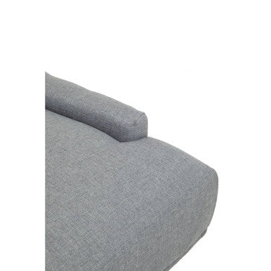 Grey Fabric Office Chair 90-99cm with Chrome Swivel Base