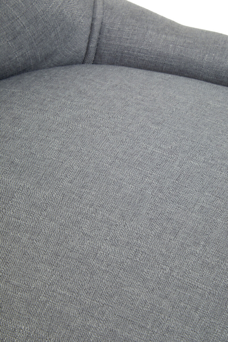 Grey Fabric Office Chair 90-99cm with Chrome Swivel Base