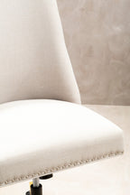 Natural Fabric Home Office Chair