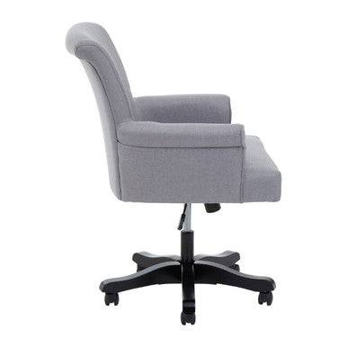 Grey Fabric Home Office Chair