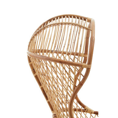 Natural Rattan High Back Chair