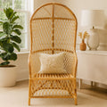 Natural Rattan High Back Chair
