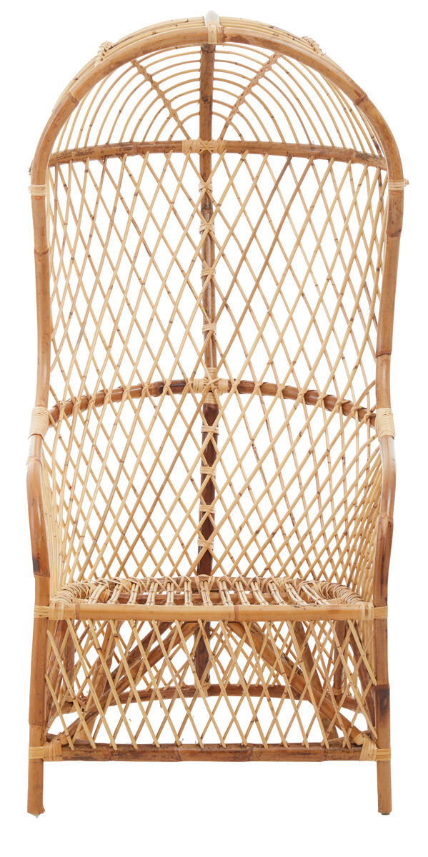 Natural Rattan High Back Chair