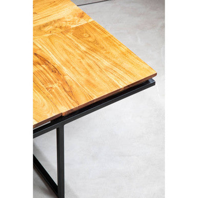 Acacia Wood Pyramid Coffee Table