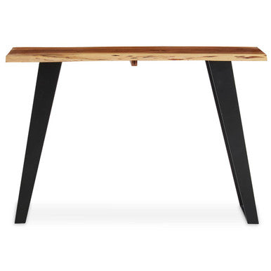 Natural Acacia Wood Live Edge Console Table