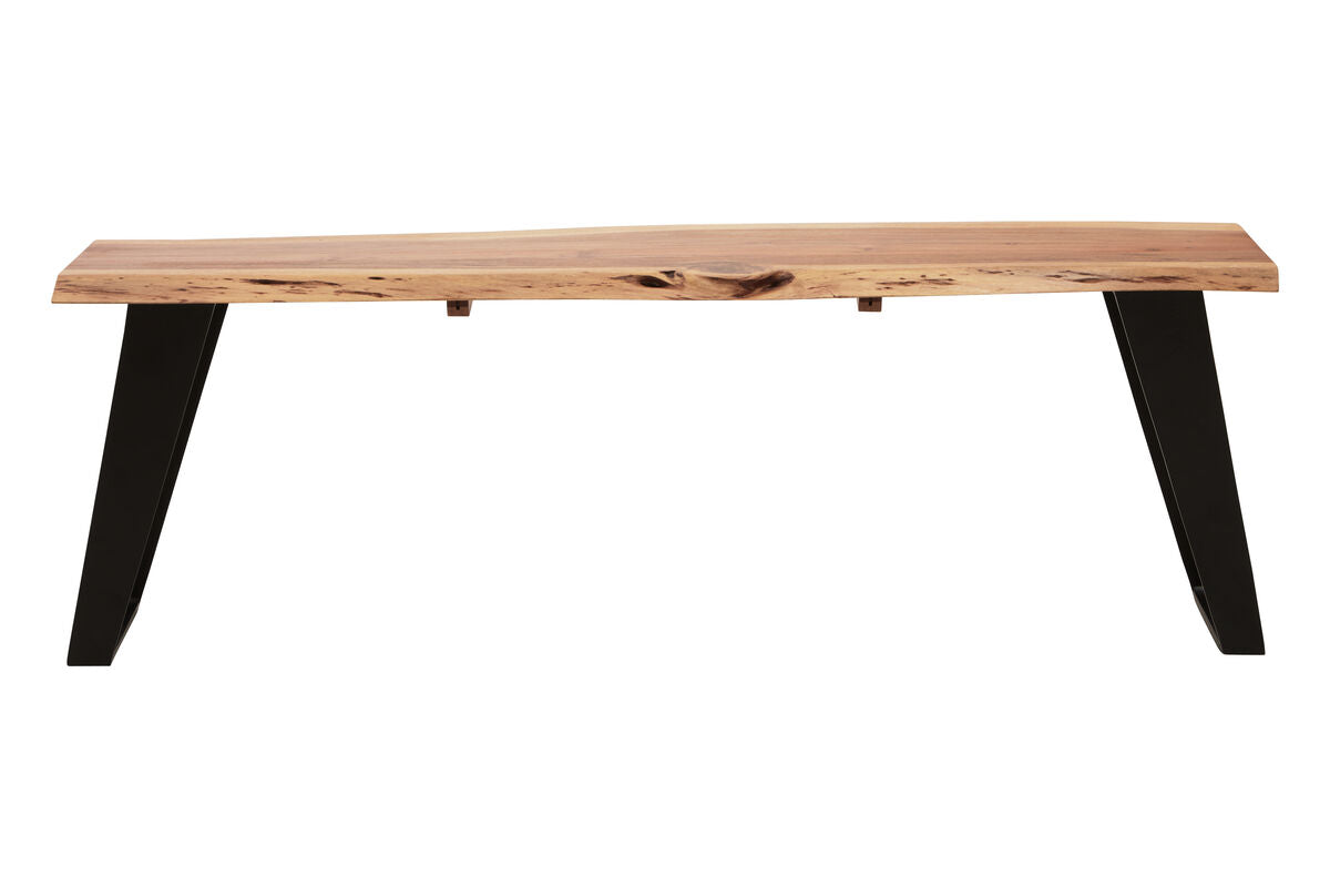 Acacia Wood Live Edge Bench