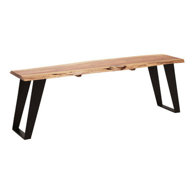 Acacia Wood Live Edge Bench