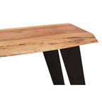 Acacia Wood Live Edge Bench