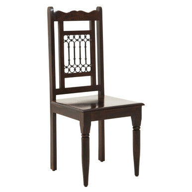 Dark Sheesham Wood Dining Chair